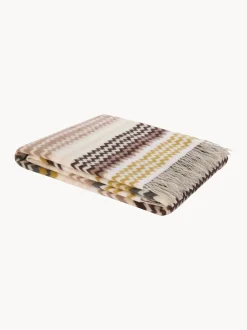 Coperta di lana con frange Humbert