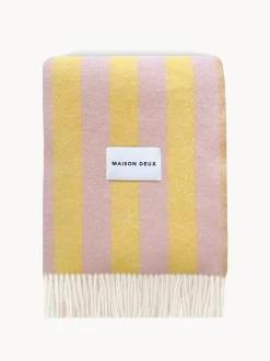 Coperta in lana a righe Candy Wrap