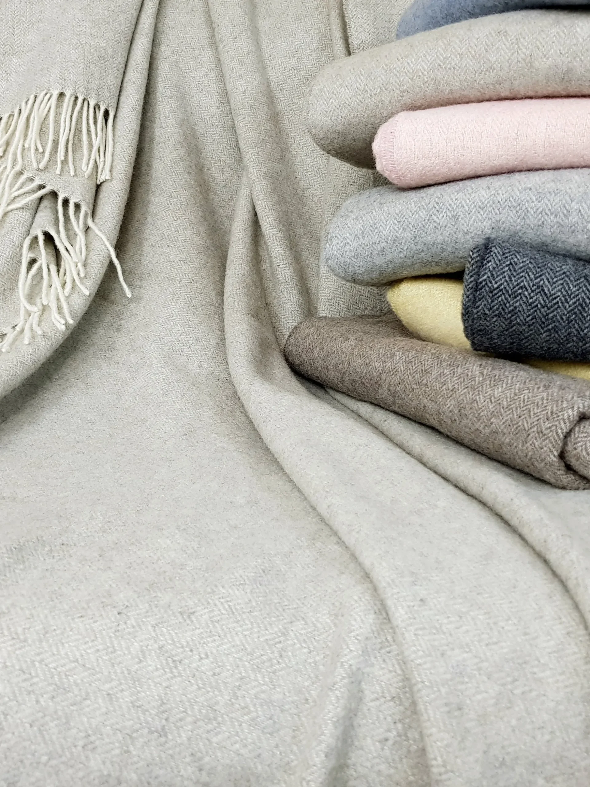 Coperta in lana con cashmere Faro