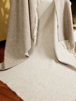 Coperta in lana e cashmere Faro