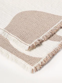 Coperta jacquard con frange Rui