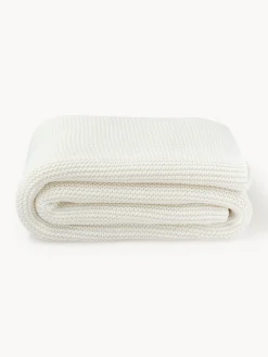 Coperta lavorata a maglia in cotone organico Adalyn