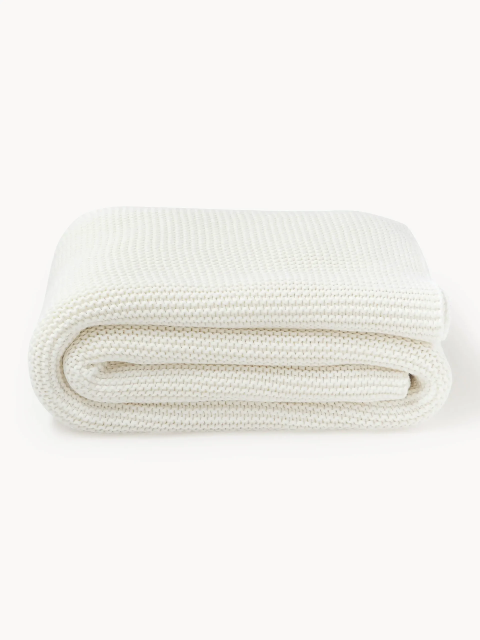 Coperta lavorata a maglia in cotone organico Adalyn