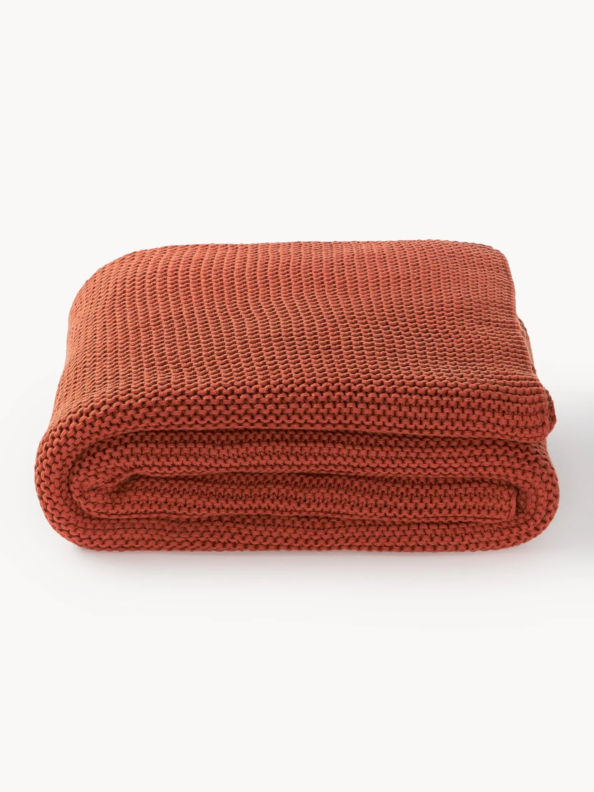 Coperta lavorata a maglia in cotone organico Adalyn