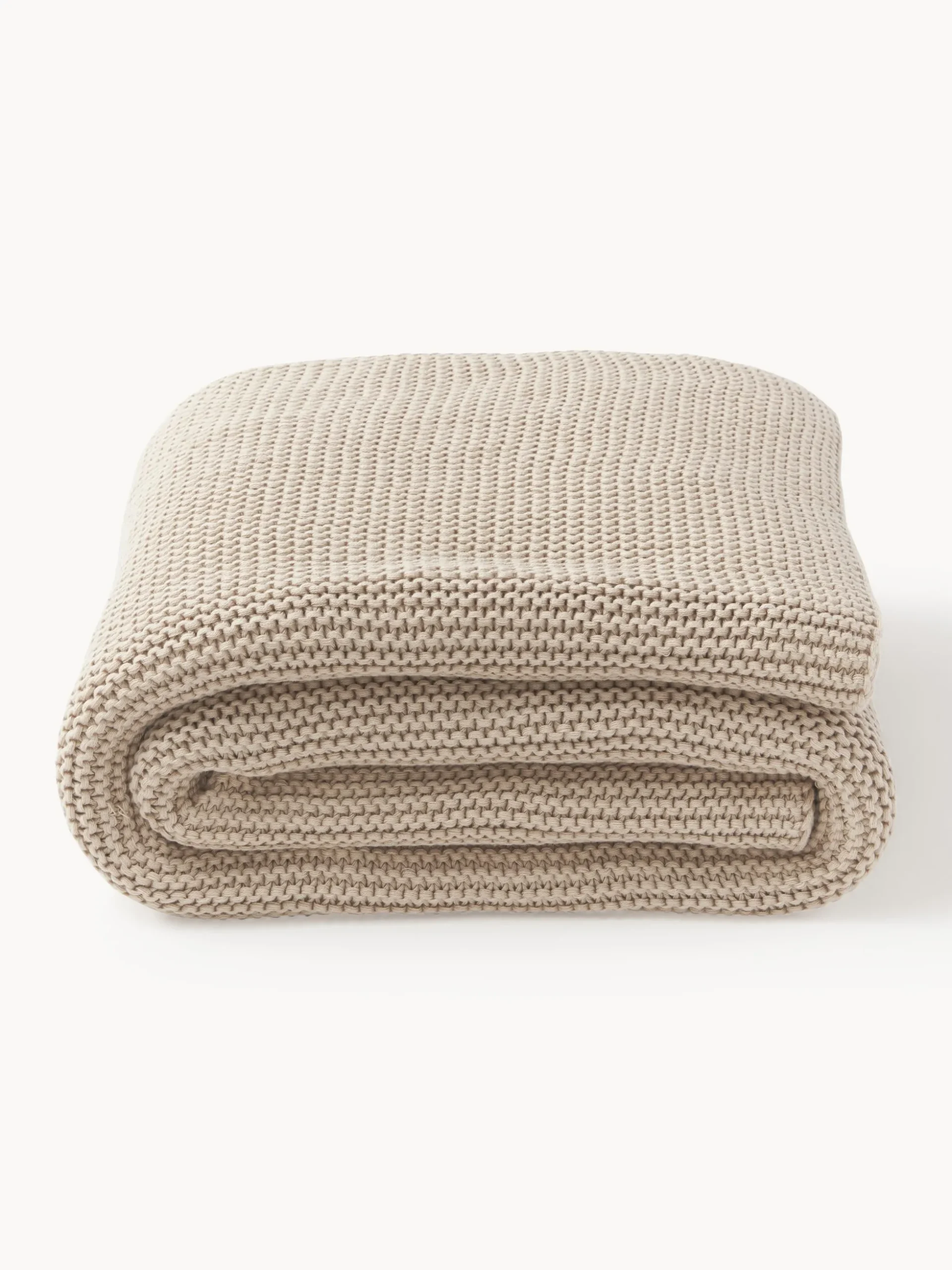 Coperta lavorata a maglia in cotone organico Adalyn