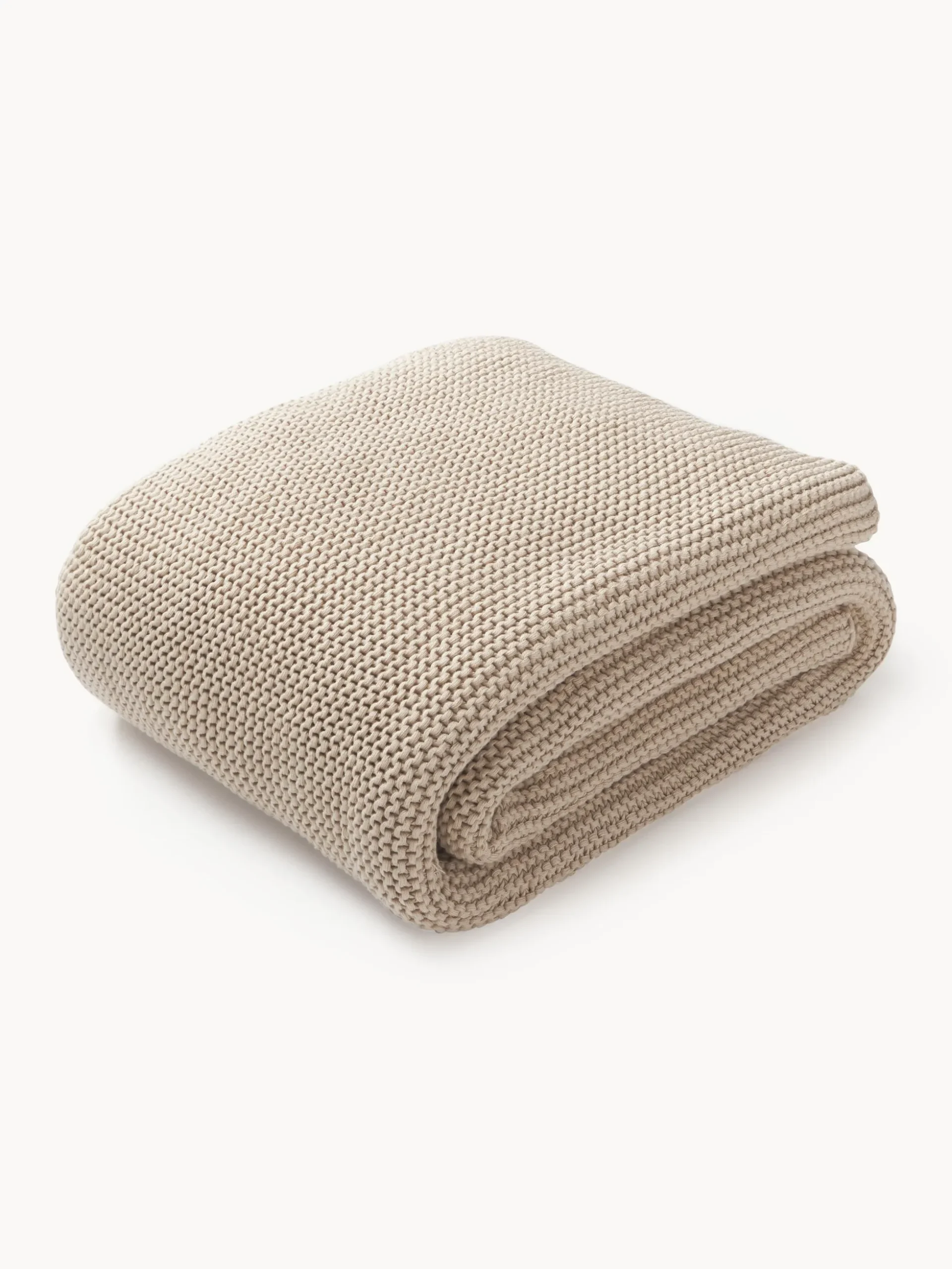Coperta lavorata a maglia in cotone organico Adalyn