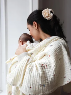 Coperta per bambini in cotone organico Carousel