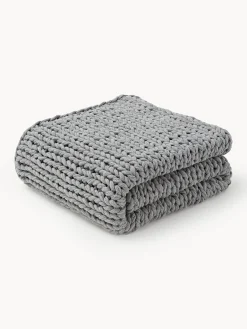 Coperta a maglia grossa fatta a mano Adyna