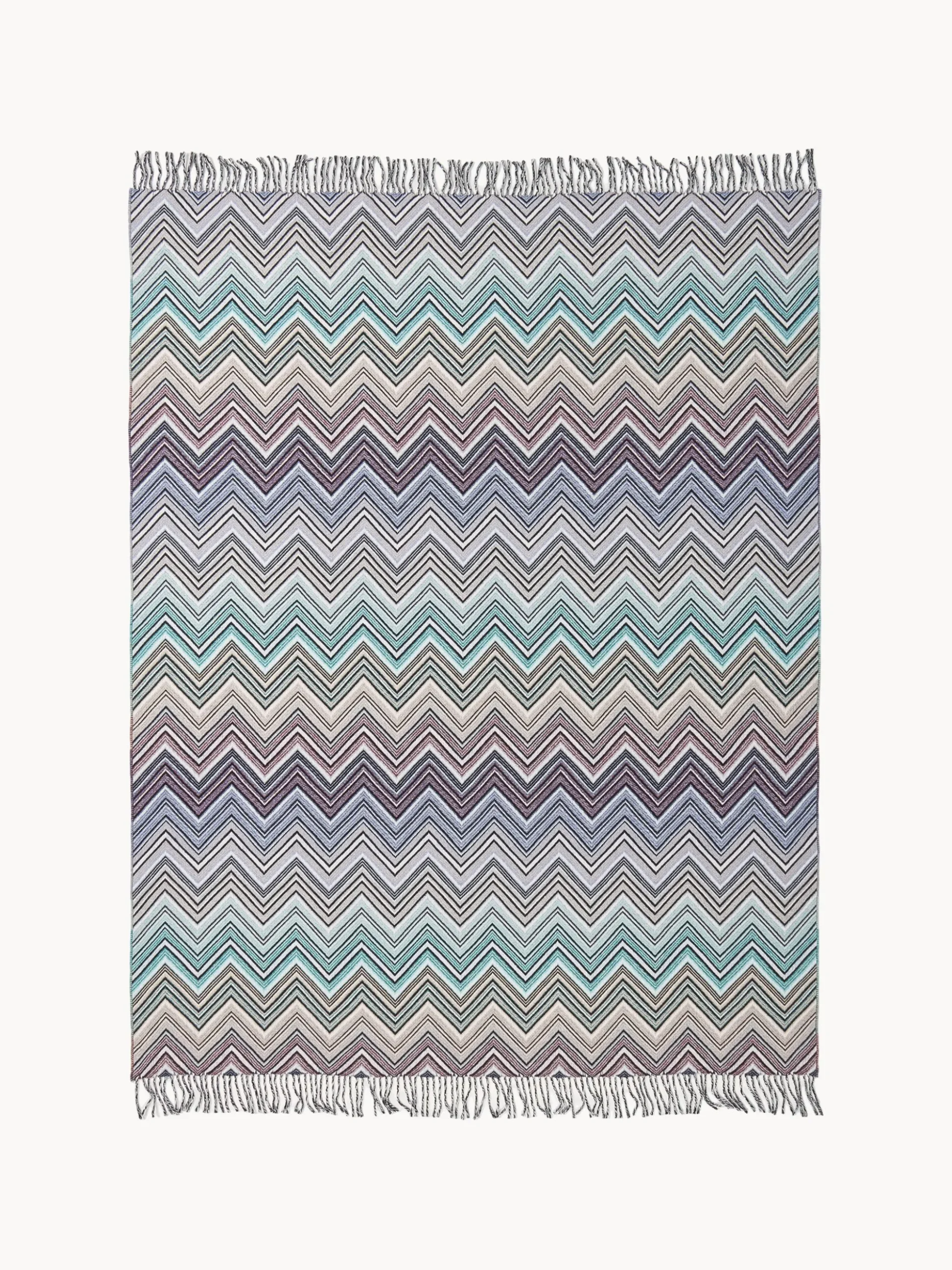 Coperta in lana con frange Perseo