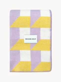 Coperta in lana Cubics
