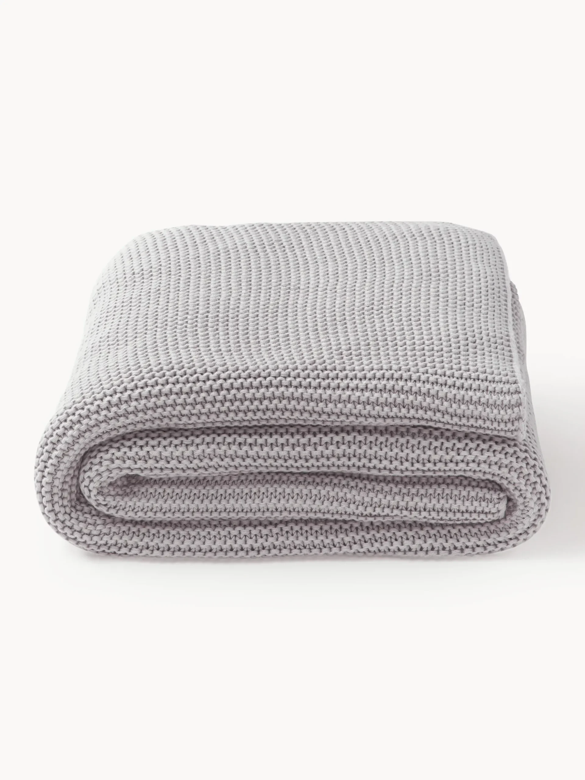 Coperta lavorata a maglia in cotone organico Adalyn