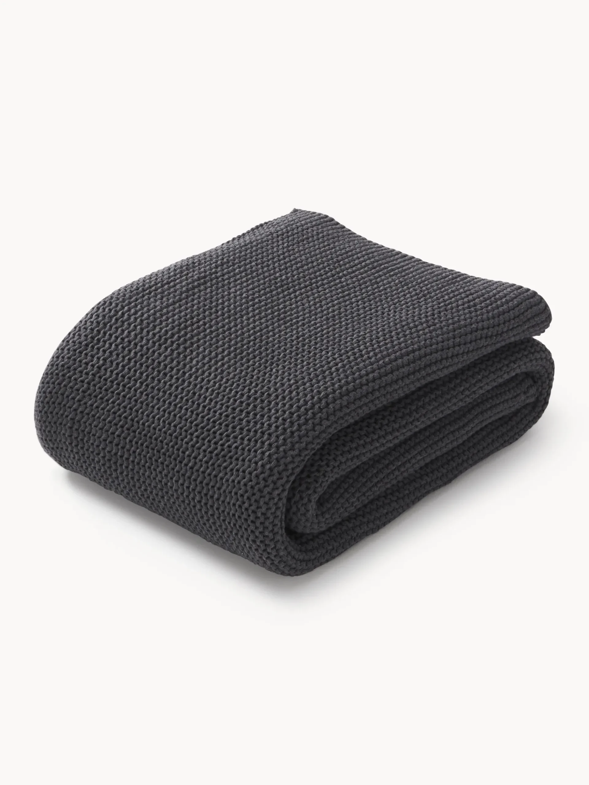Coperta lavorata a maglia in cotone organico Adalyn