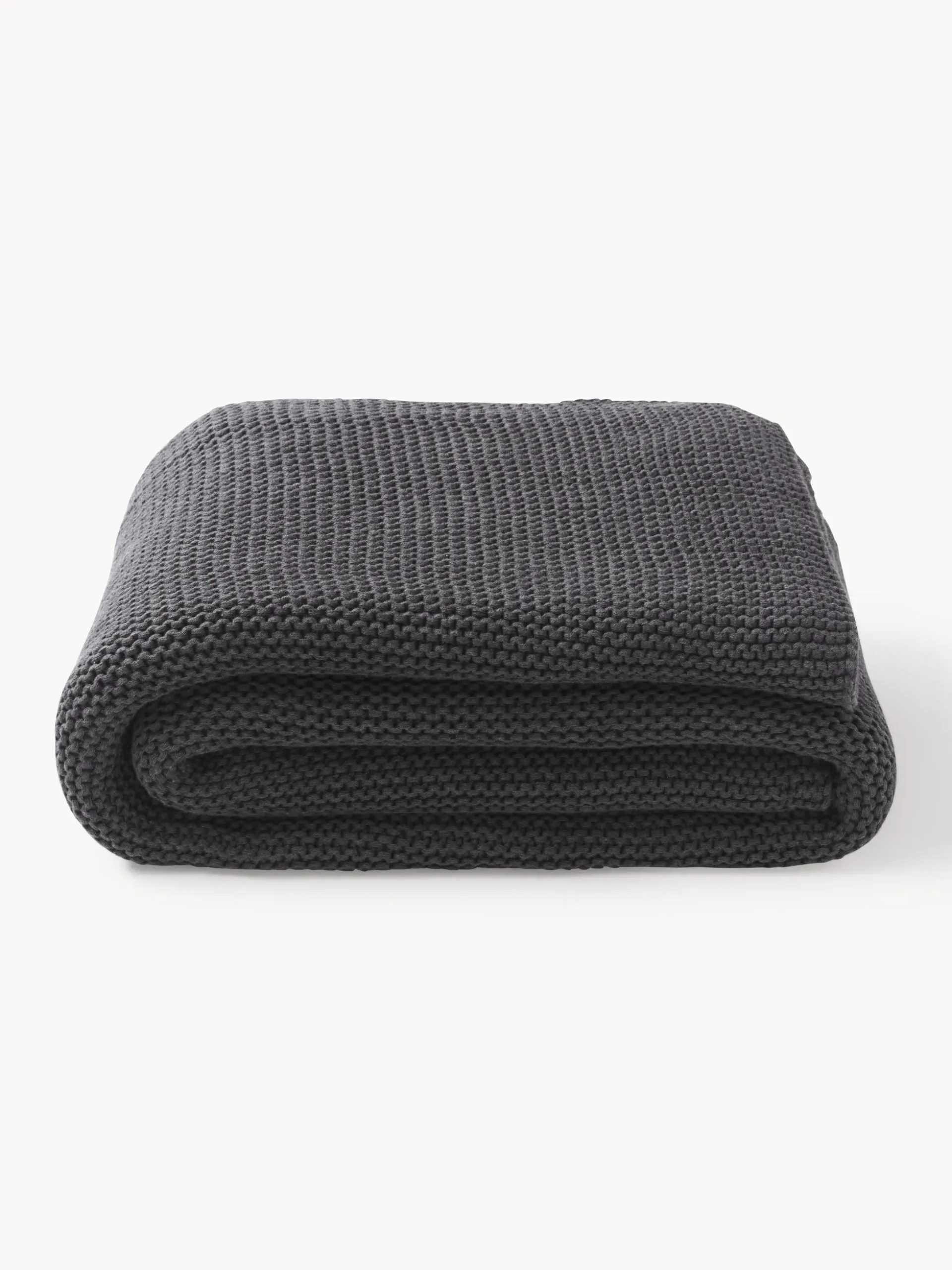 Coperta lavorata a maglia in cotone organico Adalyn