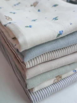 Coperta per bambini in cotone organico Blueberries