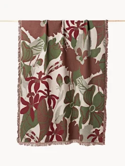 Coperta reversibile con frange Latisha