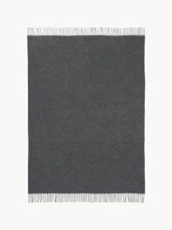 Coperta reversibile in lana Double Face