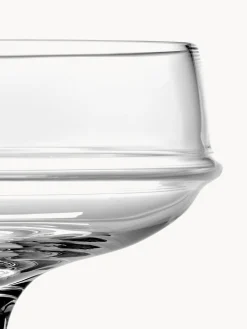 Coppe da champagne in vetro soffiato Dune 4 pz