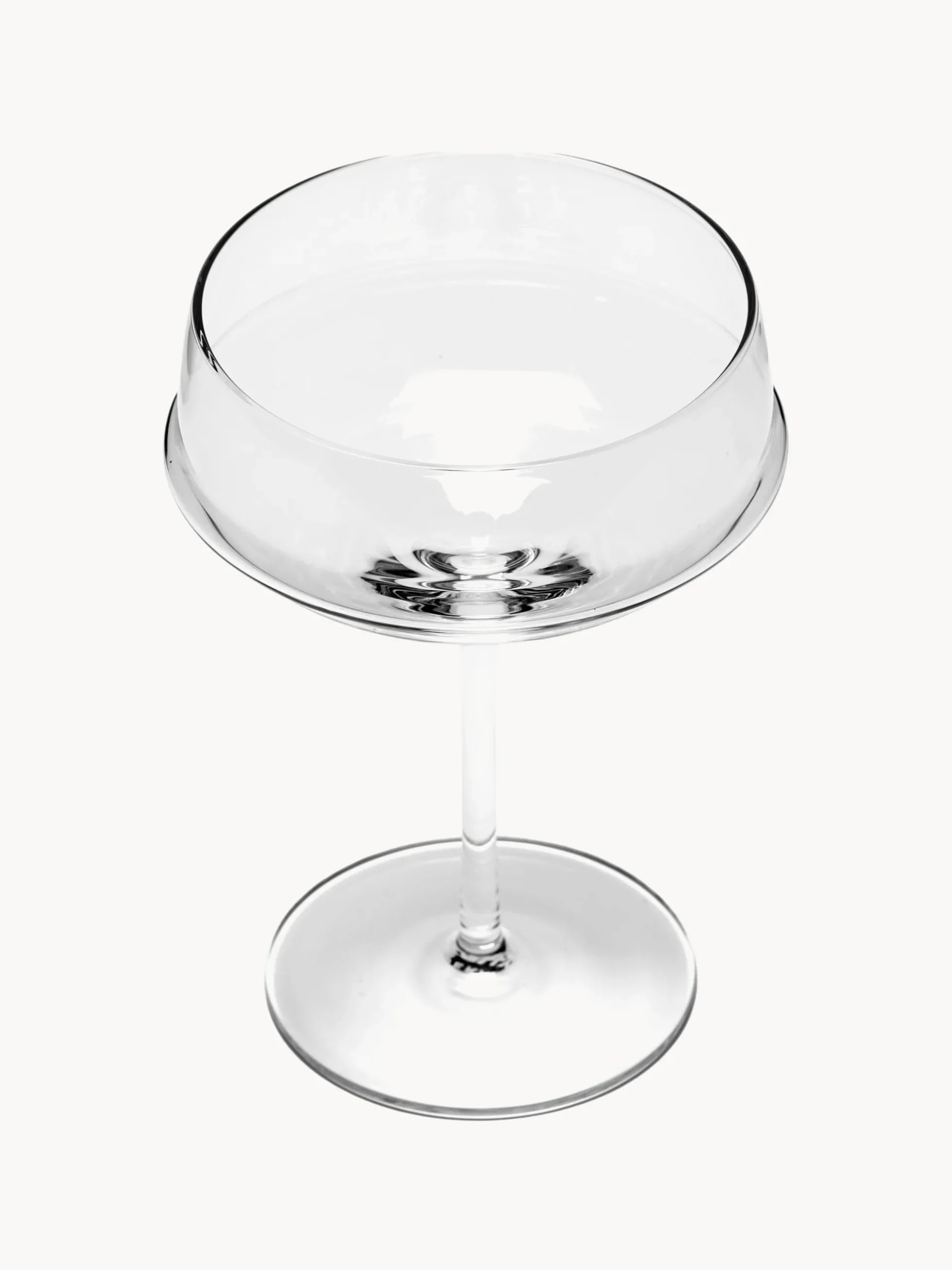 Coppe da champagne in vetro soffiato Dune 4 pz