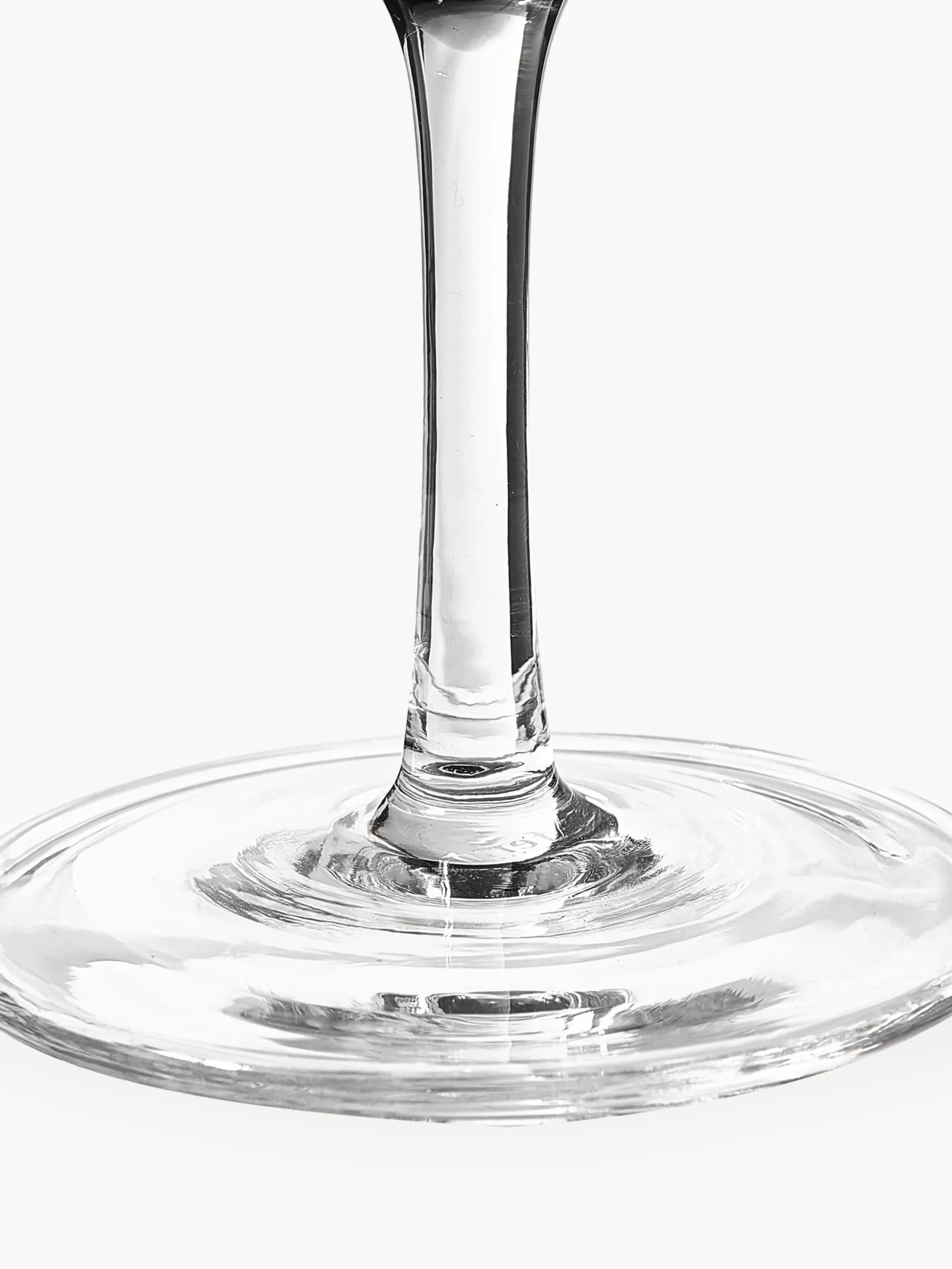 Coppe da champagne in vetro soffiato millerighe Ripple 2 pz