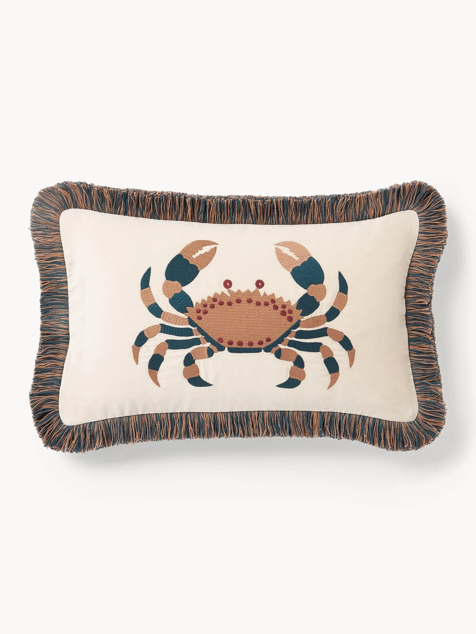 Copricuscino con frange Triton