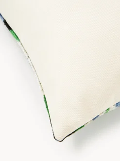 Copricuscino in velluto di seta con motivo astratto Velvety
