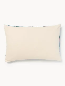 Copricuscino in velluto di seta con motivo astratto Velvety