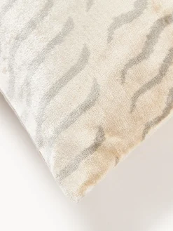 Copricuscino in viscosa con motivo jacquard Helene
