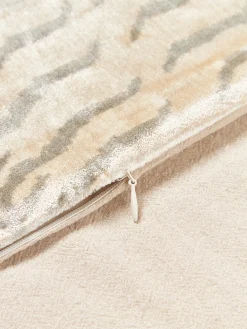 Copricuscino in viscosa con motivo jacquard Helene