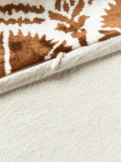 Copricuscino in viscosa con motivo jacquard tessuto Hazel