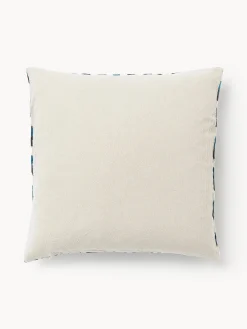 Copricuscino in viscosa con motivo jacquard tessuto Heron