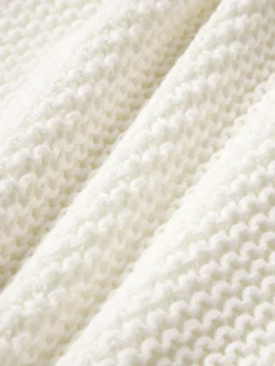 Copricuscino lavorato a maglia in cotone organico Adalyn