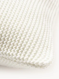 Copricuscino lavorato a maglia in cotone organico Adalyn