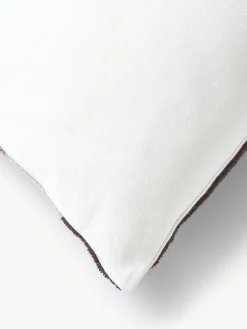 Copricuscino in cotone con decoro astratto Nomi