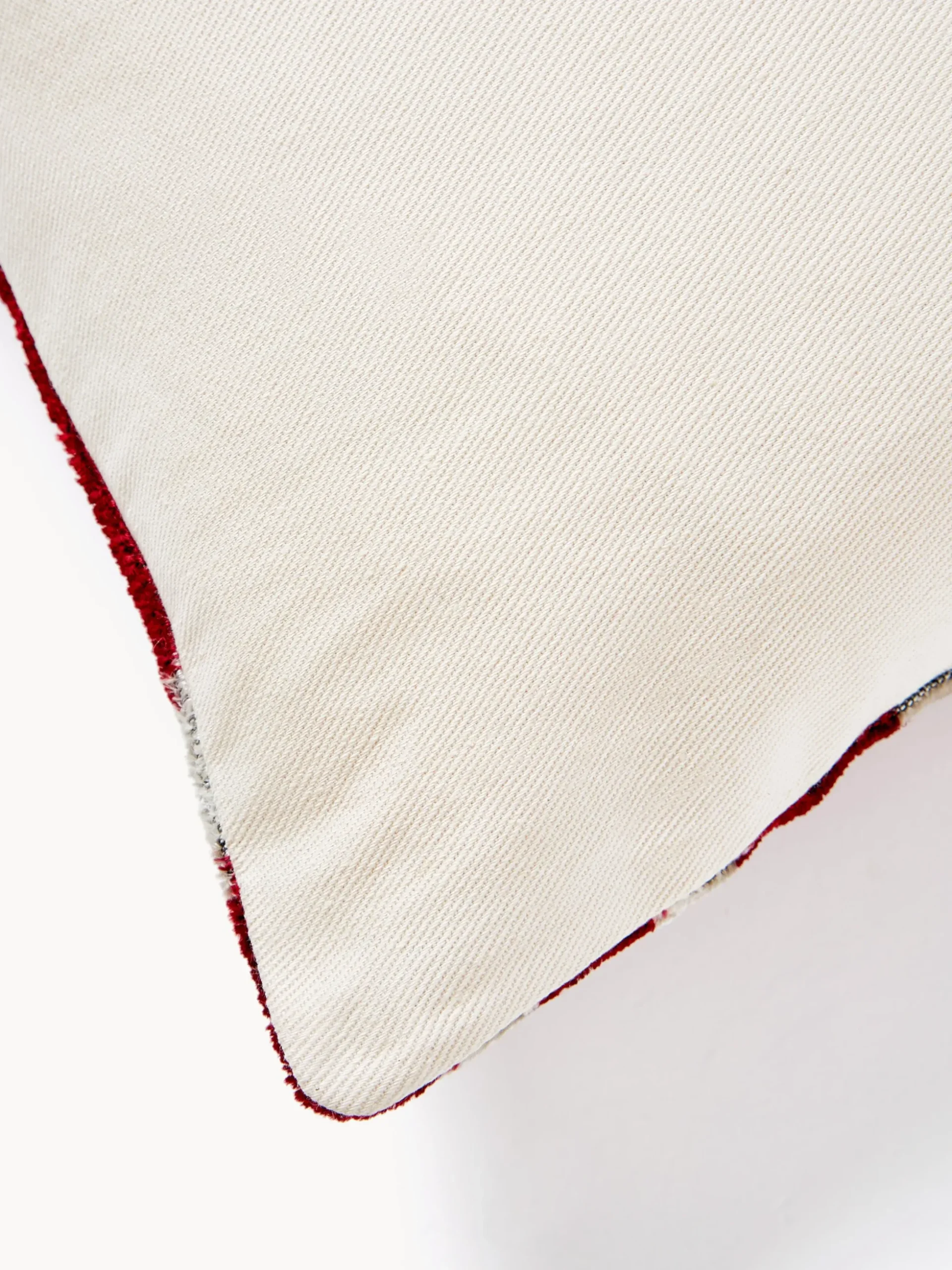 Copricuscino in velluto di seta con motivo astratto Velvety