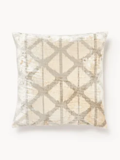 Copricuscino in viscosa con motivo jacquard Drew