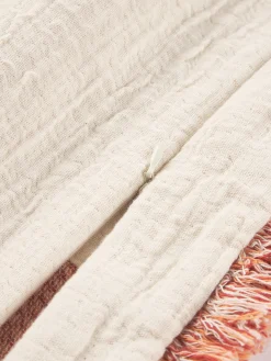 Copricuscino jacquard con frange Rui