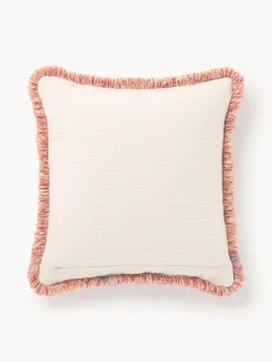 Copricuscino jacquard con frange Rui