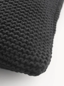 Copricuscino lavorato a maglia in cotone organico Adalyn