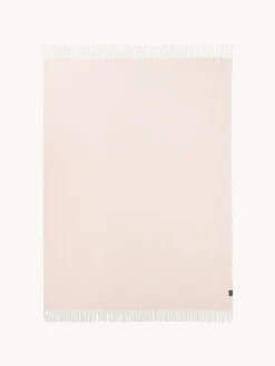 Copriletto in lana con cashmere Faro