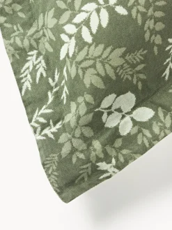 Copripiumino con stampa foglie Pola