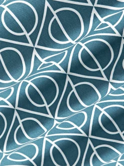 Copripiumino in cotone con stampa geometrica Jella