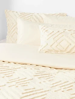 Copripiumino in cotone percalle con design trapuntato Phil