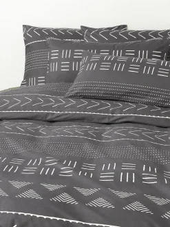 Copripiumino in cotone percalle con motivo boho Kohana