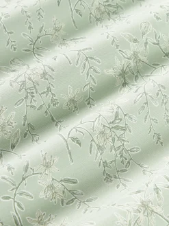 Copripiumino in raso di cotone con stampa floreale Leticia