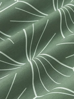 Copripiumino reversibile in cotone con stampa geometrica Ilda