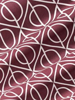 Copripiumino in cotone con stampa geometrica Jella
