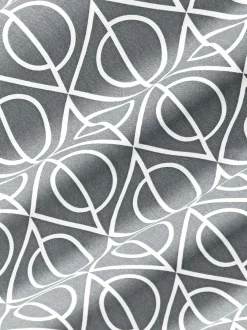 Copripiumino in cotone con stampa geometrica Jella