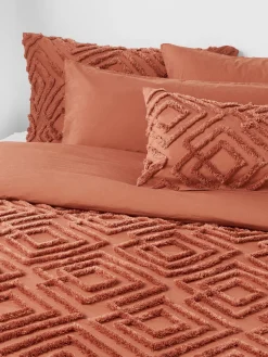 Copripiumino in cotone percalle con design trapuntato Phil