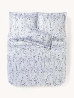 Copripiumino in raso di cotone con motivo jacquard Hurley