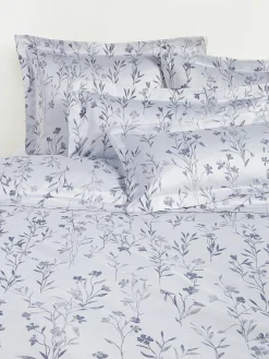 Copripiumino in raso di cotone con motivo jacquard Hurley